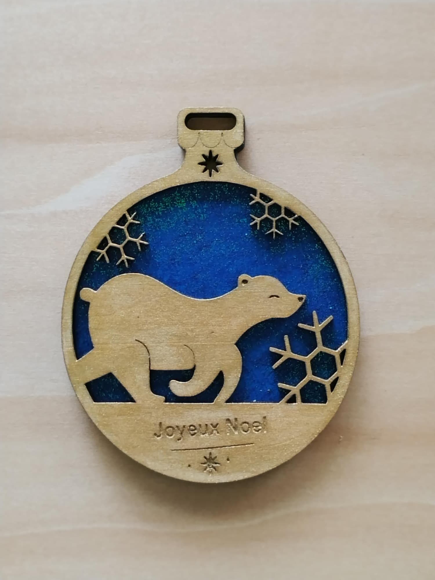Boule de Noël - Ours polaire